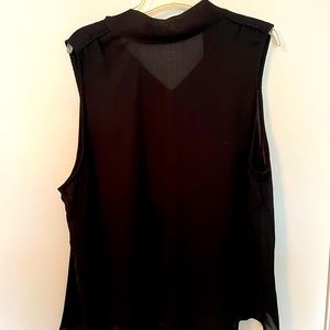 Who What Wear Black Blouse